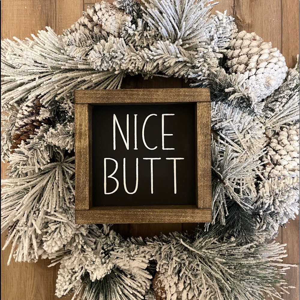 Nice Butt Bathroom Sign